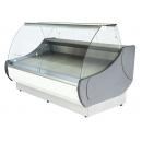 WCh-7/1 1330 - Refrigerated counter with curved glass for ext. aggr.