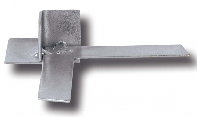 Sarok elem „F” profilhoz 20 mm, horganyzott acél