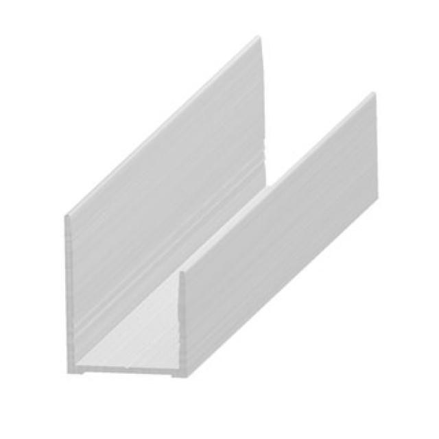 „U” profile in aluminium 20 mm