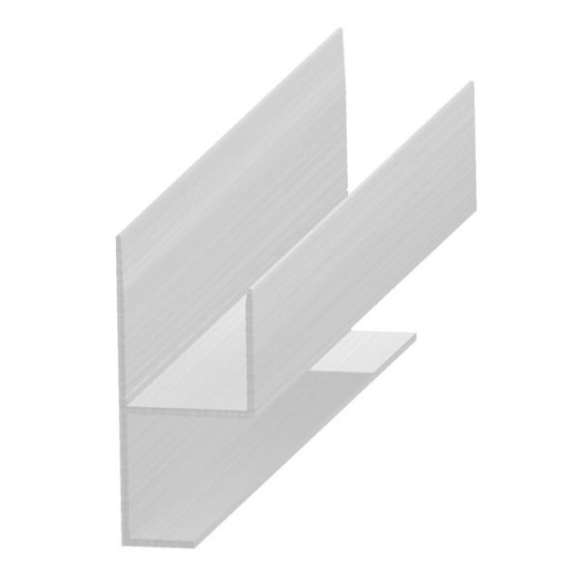Profile for grille in aluminium 20 mm