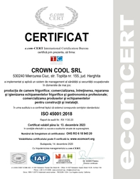 Certificat ISO-45001