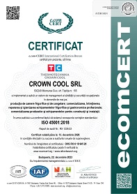 Certificat ISO-45001
