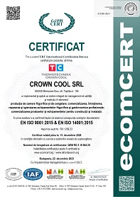 Certificat ISO-14001